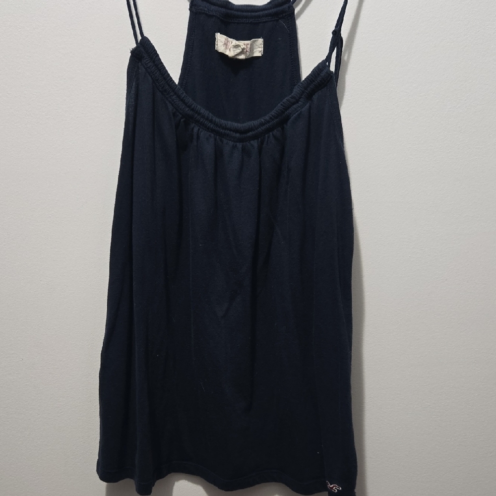 Hollister Blue Backless Camisole Top